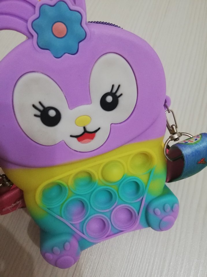 Renkli Bağcıklı Pop Kültür Kız Çanta - Görsel 2