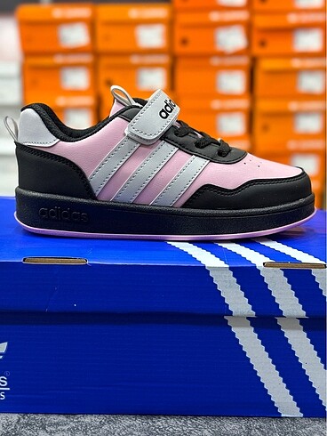 Adidas Kız Çocuk Ayakkabı Siyah Pembe Gri