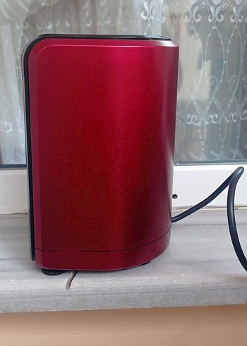 Abdullah efendi kahve makinesi Kırmızı  sütlü ve közde - Görsel 4