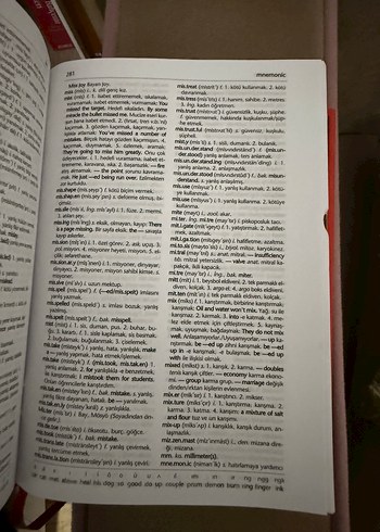 Redhouse Büyük El Sözlüğü İngilizce-Türkçe - Görsel 3