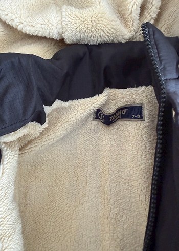 Erkek Çocuk Gri Kürklü mont - Görsel 5