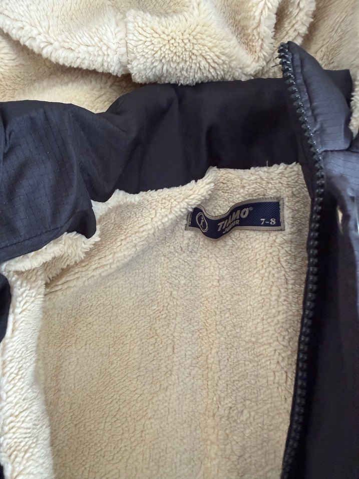 Erkek Çocuk Gri Kürklü mont - Görsel 5