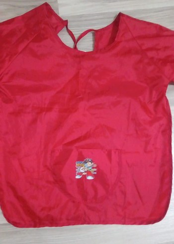 Renkli Baskılı Kırmızı boya Önlüğü - Görsel 4