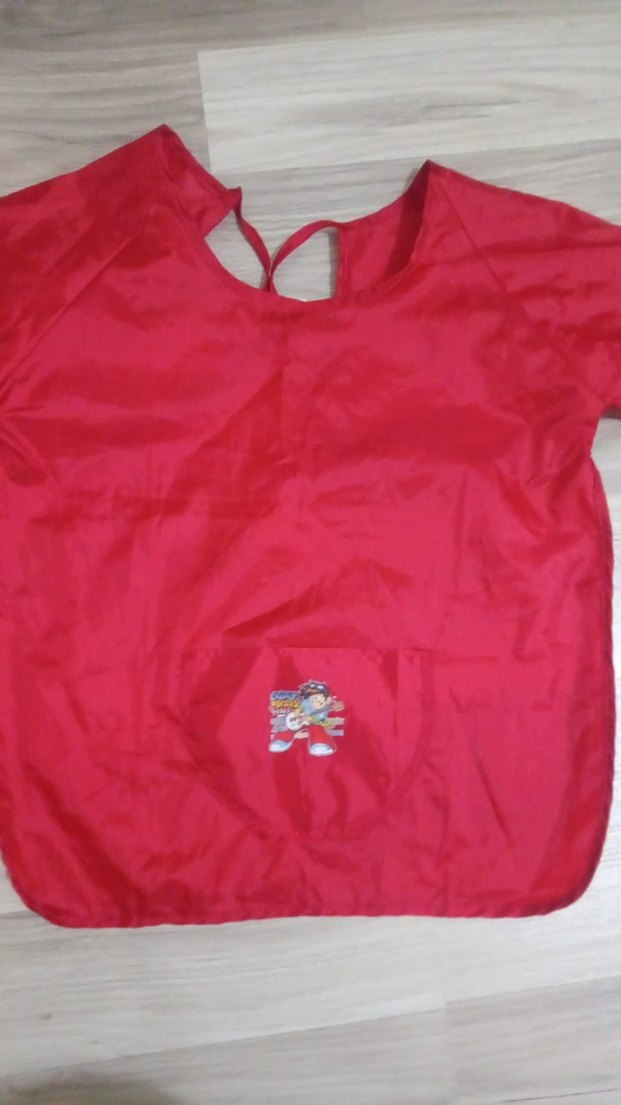 Renkli Baskılı Kırmızı boya Önlüğü - Görsel 4