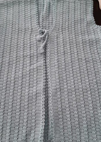 örgü kadın yeleği - Görsel 3