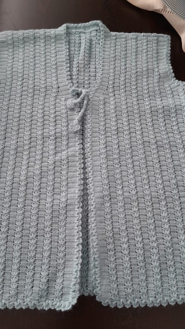 örgü kadın yeleği - Görsel 3