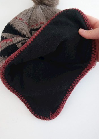 Etnik Desenli Çocuk Örgü Bere - Görsel 4