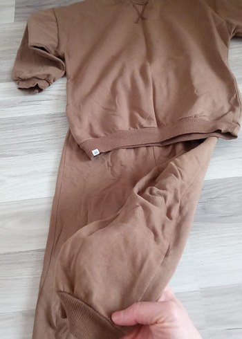 Bol Kesim Kahverengi çocuk takım - Görsel 3