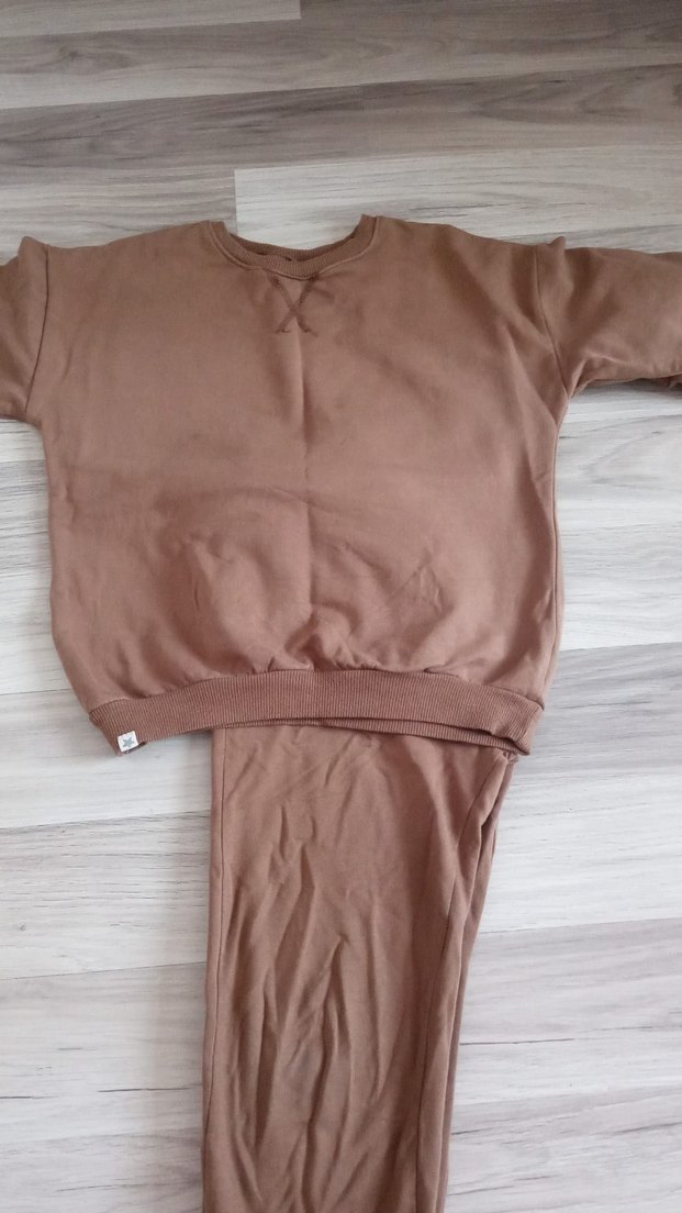 Bol Kesim Kahverengi çocuk takım - Görsel 4