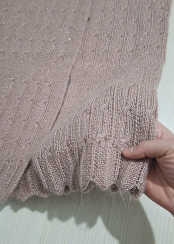 Düğmeli Bej Hamile Hırka - Görsel 4