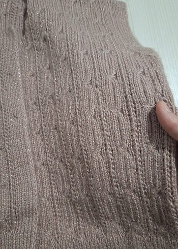 Düğmeli Bej Hamile Hırka - Görsel 8