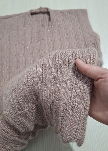 Düğmeli Bej Hamile Hırka - Görsel 2