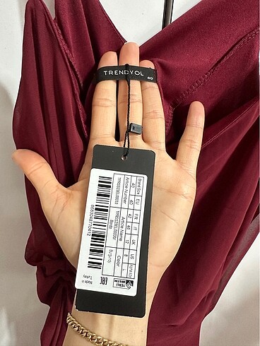 40 Beden bordo Renk TRENDYOLMİLLA ELBİSE