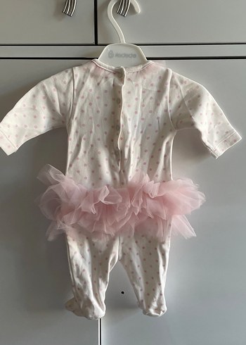 HelloBaby Pembe Fırfırlı Yenidoğan Kız Tulum
