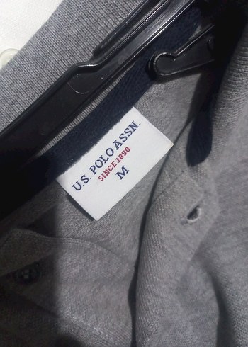 U.S. Polo ASSN Gri Uzun Kollu Polo Tişört - Görsel 3