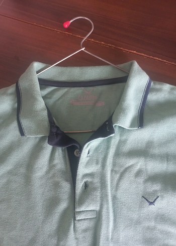 Yeşil Pamuklu Erkek Polo Tişört - Görsel 2