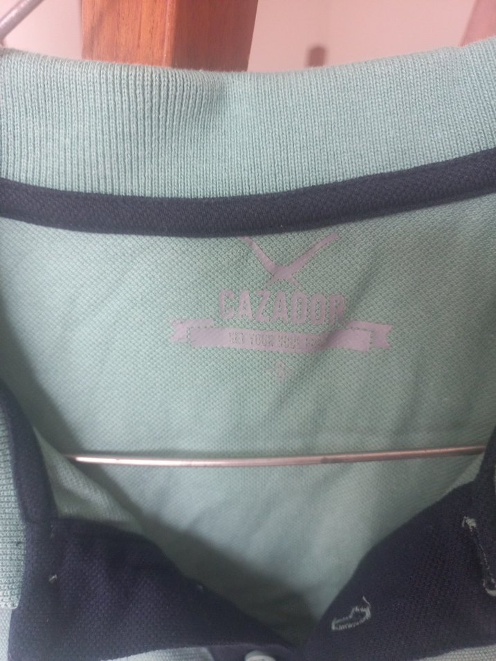 Yeşil Pamuklu Erkek Polo Tişört - Görsel 3