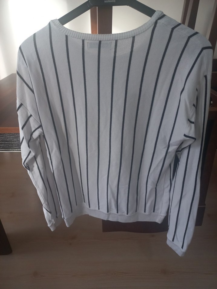 Trendy Bisiklet Yaka Uzun Kollu Kadın Sweatshirt - Görsel 2