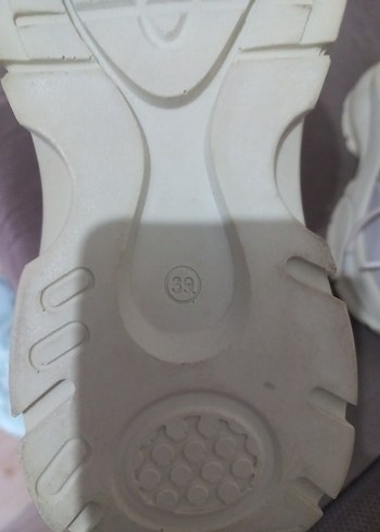 Beyaz Platform Topuklu Kadın Spor Ayakkabı - Görsel 3