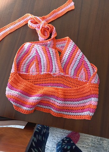 Jimmy Key Renkli Bohem Kısa Bralet - Görsel 2