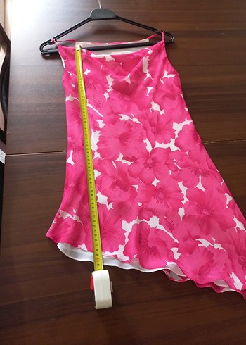 Pembe Çok Şık Asimetrik Tunik - Görsel 4