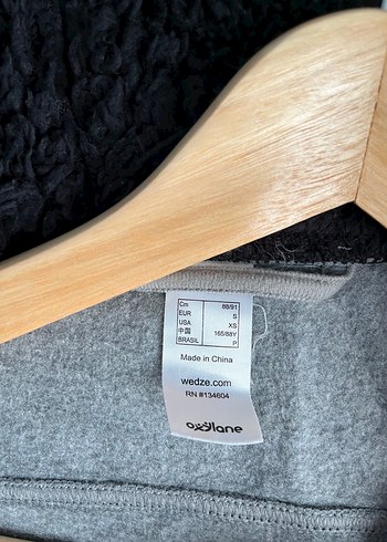 Decathlon Wedze Gri Fermuarlı sweatshirt - Görsel 2