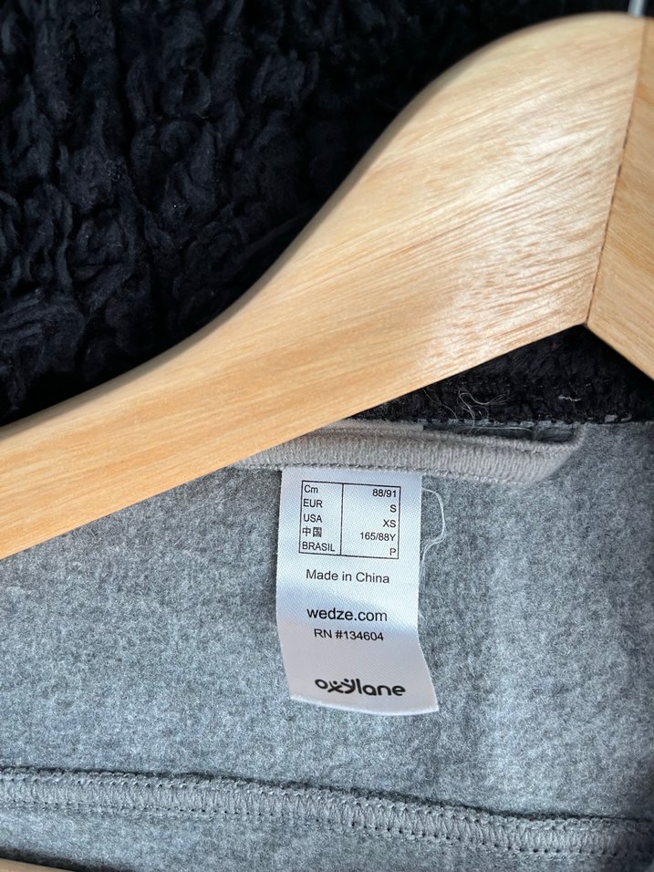 Decathlon Wedze Gri Fermuarlı sweatshirt - Görsel 2