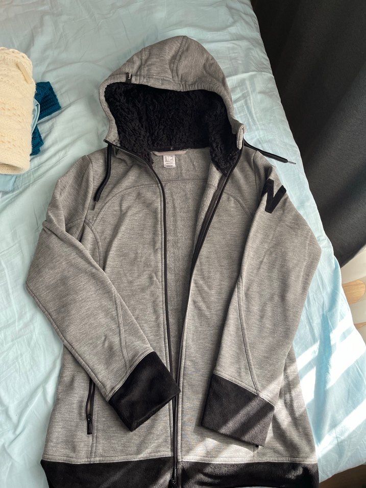 Decathlon Wedze Gri Fermuarlı sweatshirt - Görsel 3