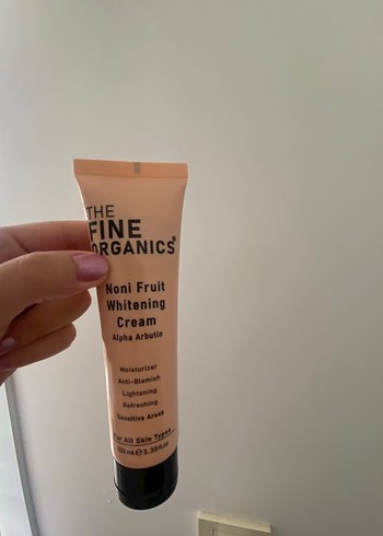 The fine Organic beyazlatıcı krem