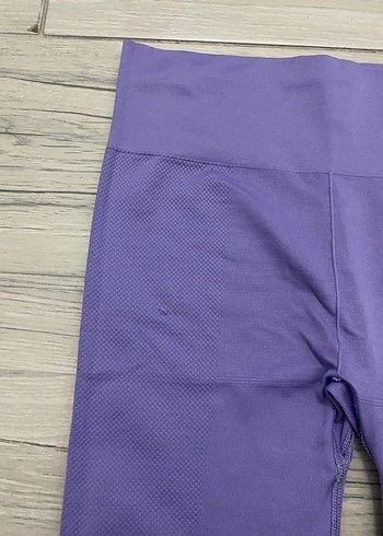 Mor toparlayıcı yoga pilates Spor Kadın Tayt - Görsel 3