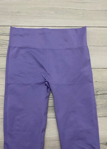 Mor toparlayıcı yoga pilates Spor Kadın Tayt - Görsel 2