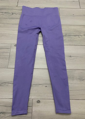 Mor toparlayıcı yoga pilates Spor Kadın Tayt - Görsel 4