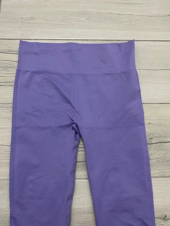 Mor toparlayıcı yoga pilates Spor Kadın Tayt - Görsel 2