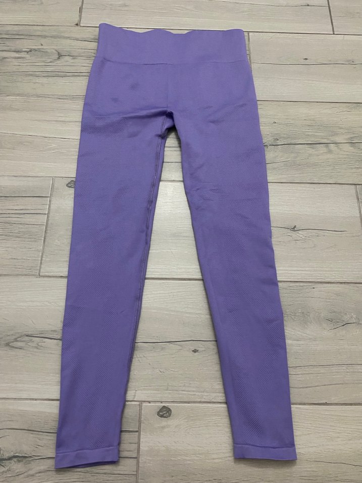 Mor toparlayıcı yoga pilates Spor Kadın Tayt - Görsel 4