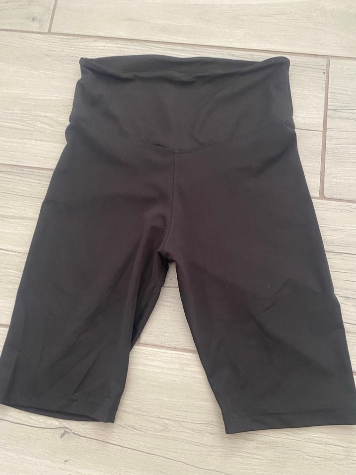 Siyah biker Spor Şortu bisikletçi tayt - Görsel 2