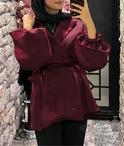 H&M Bordo ceket