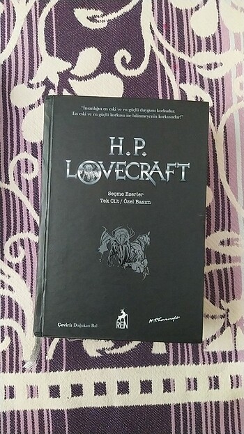 H.P LOVECRAFT özel basım kitabı (Okurken korkabilirsiniz)