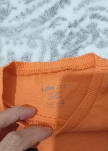 LC Waikiki Turuncu Baskılı Erkek Çocuk Tişörtü