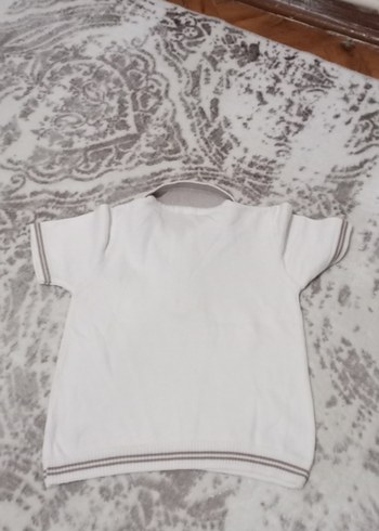24-36 Ay Beden Erkek Çocuk Kısa Kollu Pamuklu Polo Tişört