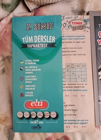 7. Sınıf tüm dersler yaprak test 