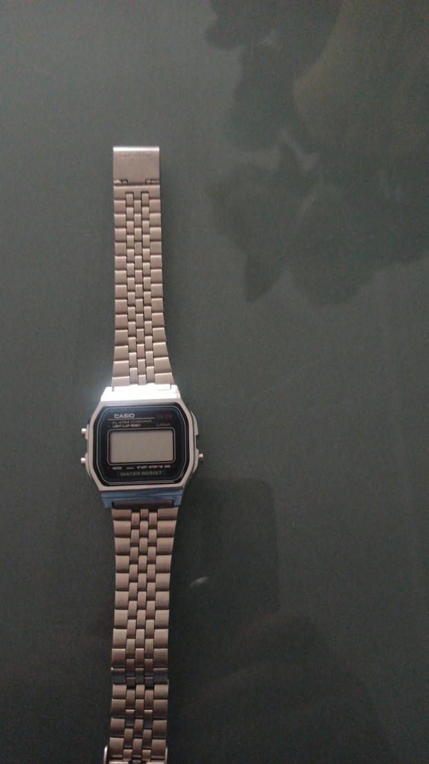 Bej Gri Vintage erkek Dijital Saat - Görsel 2