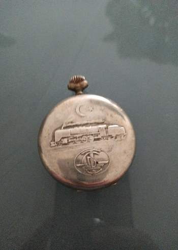 Bej Vintage Erkek Cep Saati - Görsel 2