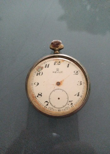 Bej Vintage Erkek Cep Saati - Görsel 3