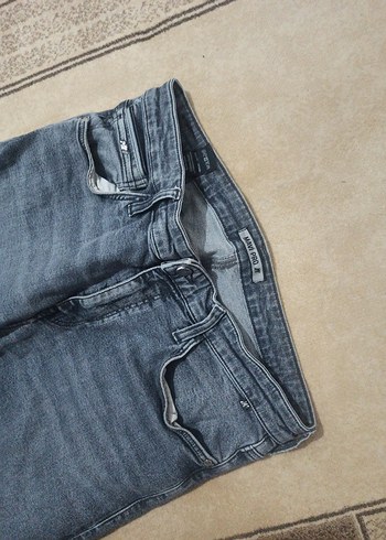 Gri Erkek Denim Pantolon - Görsel 6