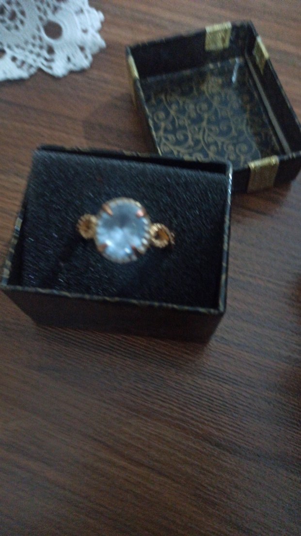 Altın Renkli Vintage Kadın Yüzük - Görsel 2