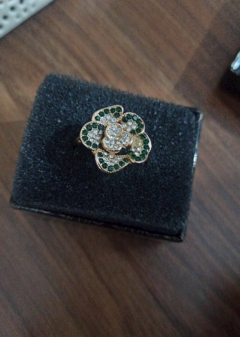 Vintage Yılan Desenli Altın Renkli Kadın Yüzük - Görsel 2