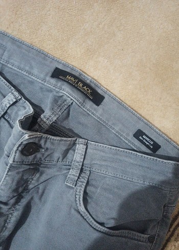 Gri Denim Erkek Pantolon - Görsel 4