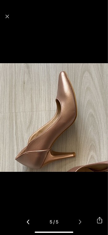 39 Beden camel Renk Giyilmemiş stiletto