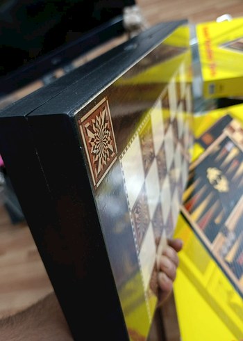 Büyük Sedef Kaplama Tavla Seti - Görsel 3