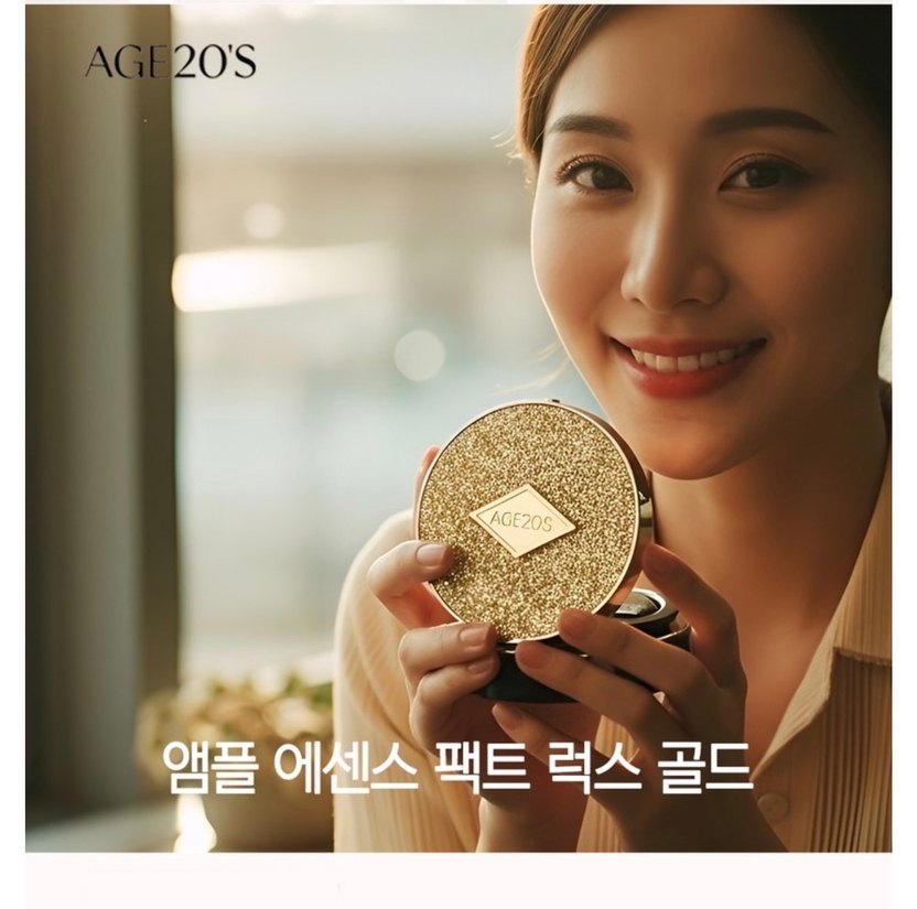 Age 20's Ampoule Essence Pact Lux Gold 21no - Görsel 2